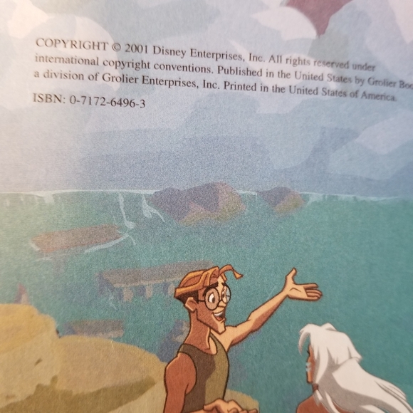 2001 Vintage Disney Atlantis The Lost Empire Book - Picture 2 of 5